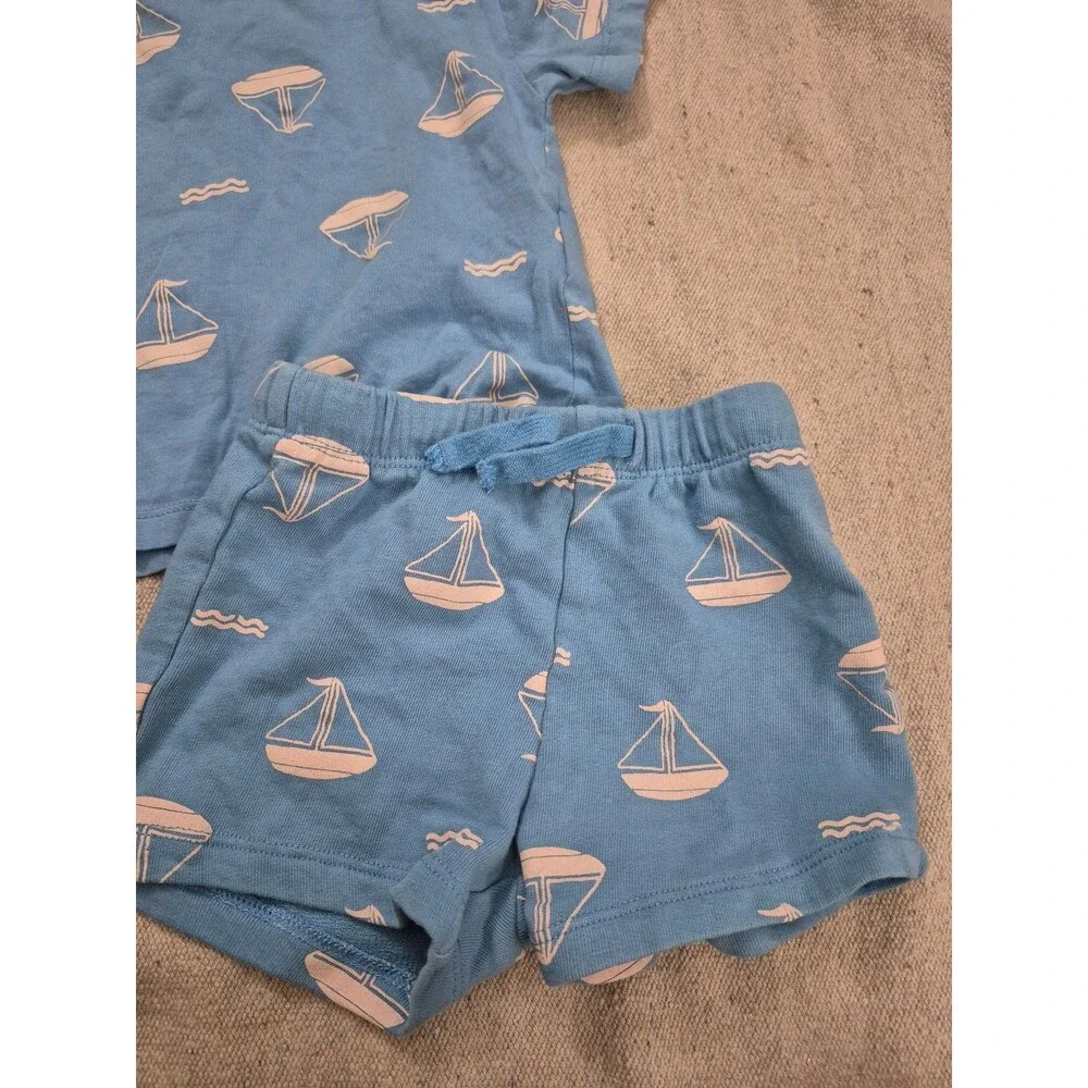 H&M 2 piece summer boys outfit size 6 months
